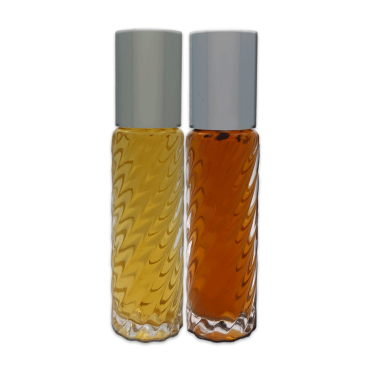 Perfume Roll-on Duo with Gemstone Rollers